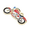 Racing Car Theme Alloy Enamel Pendants AL-CBA4666-03E-01-2