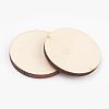 Wood Cabochons WOOD-WH0004-30mm-01-1