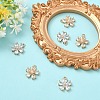6Pcs 2 Styles Transparent Glass Pendants GLAA-YW0005-29-4
