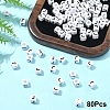 Acrylic Horizontal Hole Letter Beads OACR-YW0002-08J-1