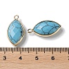 Synthetic Turquoise Pendants G-B009-01G-Y-3