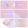 Rainbow Color Polyester Mesh Fabric DIY-WH0504-162B-4