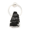 Natural Black Tourmaline Pendants G-C050-01S-2