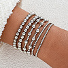 6Pcs CCB Round Beaded Stretch Bracelets WGF8C34-06-1