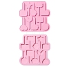 2Pcs DIY Cake Topper Food Grade Silicone Molds DIY-CJ0002-14-1