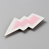 Lightning Bolt Computerized Towel Embroidery Polyester Iron on Patches PATC-WH0012-20B-2