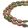 ARRICRAFT 1 Strand Natural Unakite Beads Strands G-AR0004-99-1