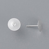 304 Stainless Steel Stud Earring Findings STAS-H436-24S-10mm-2