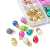 80Pcs 8 Colors ABS Plastic Charms KY-YW0001-29-2
