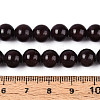Dyed Natural Mashan Jade Round Beads Strands G-T139-8mm-67I-5