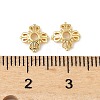 Brass Bead Caps X-KK-V015-16G-01-2