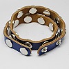 Leather Bracelet Makings X-AJEW-R024-04-3