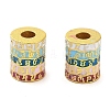 Brass Enamel Beads KK-S393-03-1