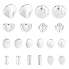 100Pcs 10 Styles Alloy Bead FIND-BC0004-58-1