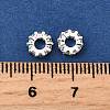 Brass Micro Pave Clear Cubic Zirconia Beads KK-K300-02B-S-3