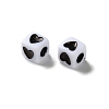 Opaque Acrylic Beads OACR-D301-06B-2