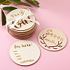 Basswood Milestone Cards WOOD-TA0002-44-6