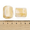 Opaque Acrylic Imitation Gemstone Beads AC-CBAE907-04-3