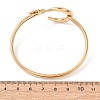 304 Stainless Steel Cuff Bangles for Women BJEW-Z157-01G-02-3