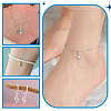 4Pcs 2 Colors 925 Sterling Silver Star Charms STER-PH0004-90-5