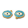 Ion Plating(IP) 304 Stainless Steel Charms STAS-C074-06G-02-3