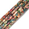 Dyed Synthetic Imperial Jasper Beads Strands G-H087-G01-01-1-1