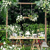 2Pcs Cloth Bowknot Hanging Banner for Christmas Tree Decoration AJEW-SP0002-82A-6