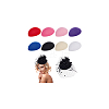 8Pcs 8 Colors Teardrop EVA Mini Hat Fascinator Base AJEW-NB0005-98-7
