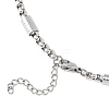 5.5MM 304 Stainless Steel Rectangle Box Chain Necklaces NJEW-JN05546-5
