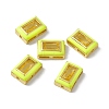 Rack Plating Brass Rectangle Beads KK-C007-14G-02-1