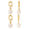 4Pcs Natural Cultured Freshwater Pearl Pendant PALLOY-TAC0176-2