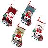 4Pcs Cloth Christmas Stockings Sets JX066A-1