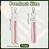 12Pcs Imitation Leather Pendant Decorations KEYC-DR0001-19B-2
