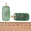 Natural Green Aventurine Pendants GG-CBA51ED-05G-03-2