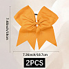 2Pcs Rubber Hair Ties MRMJ-SC0001-49C-2