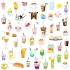 Drinks 50Pcs Paper Stickers PW-WGB1C76-01-5