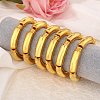 6Pcs CCB Plastic Curved Tube Beaded Stretch Bracelet Sets BJEW-SW001583-01-5