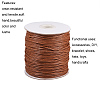   Waxed Cotton Thread Cords YC-PH0002-08-4