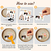 12 Sheets 12 Style PVC Stickers DIY-WH0570-018-4