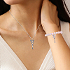 16Pcs 4 Colors Alloy Rhinestone Pendants RB-FH0001-13-5