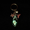 5Pcs Luminous Transparent Acrylic Keychains KEYC-JKC01357-4