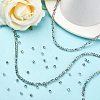Electroplate Glass Beads Strands X-EGLA-D021-15-4