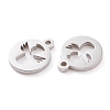 304 Stainless Steel Charms STAS-Y002-15P-2