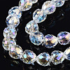 Transparent Glass Beads Strands EGLA-T008-14A-02-3
