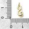 Brass Micro Pave Cubic Zirconia Pendants KK-B132-12G-S-3