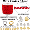 1 Strand Wave Bending Fringe Trim FIND-GF0006-65F-2