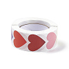 8 Colors Paper Heart Sticker Rolls X1-STIC-E001-06-2