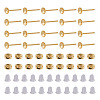 50Pcs Brass Earring Settings KK-TA0008-38C-2