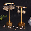 20Pcs Brass Stud Earring Findings MAK-BBC0001-28-4