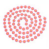 Brass Flower Link Chains CHC-N018-098E-2